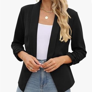 Black blazer, 3/4 sleeve, NWOT